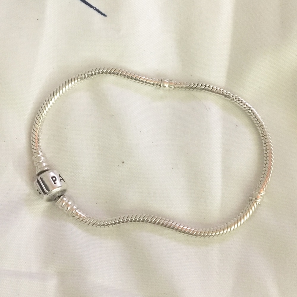 AUTHENTIC S 925 ALE Pandora Snake Chain Bracelet